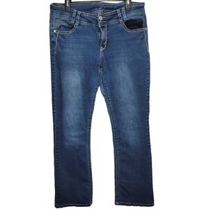Wallflower‎ Eco Women's Regular Fit Jeans Sz 15 Reg Straight Leg Cotton Blend